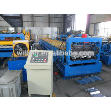 Auto floor decking panel rolling forming machine en china